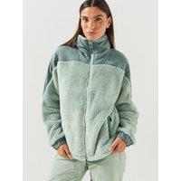 Oakley Womens Mountain Fire Sherpa Fleece - Green