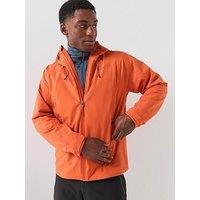 Craghoppers Mens Ponsa Waterproof Hooded Full Zip Shell Jacket - Orange