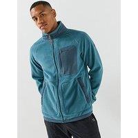 Craghoppers Mens Dades Full Zip Funnel Neck Fleece Jacket - Blue