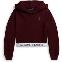 Polo Ralph Lauren Logo French Terry Hoodie - Rich Ruby
