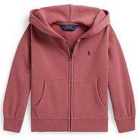 Polo Ralph Lauren Younger Girls Zip Through Hoodie - Pink