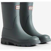 Hunter Mens Waterproof Pull-On Tread Sole Short Boots - Grey