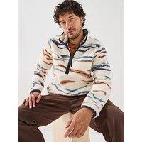 Craghoppers Mens National Trust Rawthey Half Zip Fleece - Creamwhite