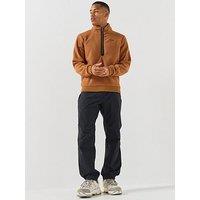 Craghoppers Mens National Trust Cormorant Half Zip Teddy Fleece - Orange
