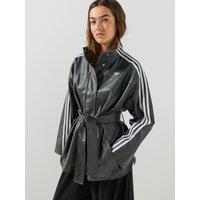 Adidas Originals Womens Pleather Jacket - Black