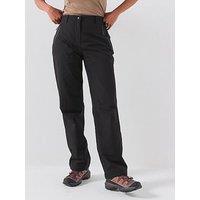 Craghoppers Womens Aysgarth Pro Waterproof Thermo Zip Pocket Overtrousers - Black
