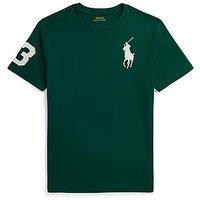 Polo Ralph Lauren Boys Large Pony Short Sleeve T-Shirt - Green