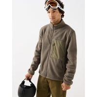 Oakley Mens Snowdrift Mountain Fire Sherpa Fleece - Green