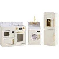Teamson Kids Marble Top 3 Piece Kitchen