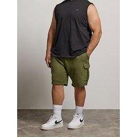 Badrhino Jersey Cargo Shorts - Green