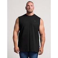 Badrhino Muscle Vest Extra Long - Black