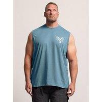 Badrhino Eagle Muscle Vest - Blue
