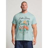 Badrhino Palm Beach Vw T-Shirt - Blue