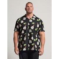 Badrhino Tequila Peached Revere Shirt - Black