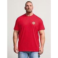 Badrhino England Crest T-Shirt - Red