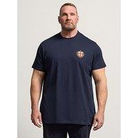 Badrhino England Crest T-Shirt - Blue