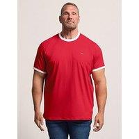 Badrhino Ringer T-Shirt - Red