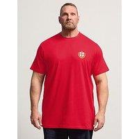 Badrhino England Crest T-Shirt - Red