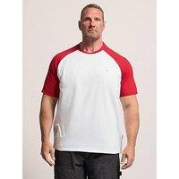 Badrhino Raglan T-Shirt - Red/White