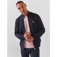 Belstaff Stand Full Zip Sweatshirt - Navy