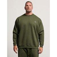 Badrhino Ironrhino Logo Crewneck Sweatshirt - Green