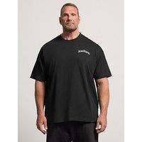 Badrhino Ironrhino Old English T-Shirt - Black