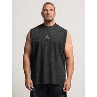 Badrhino Ironrhino Old English Vest - Black
