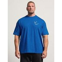 Badrhino Ironrhino Overprint T-Shirt - Blue