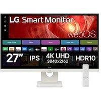 Lg 27U731Sa-W 27In Ips White Multimedia Smart Monitor