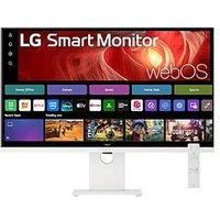 Lg 37U730Sa-W 36.5In Ips White Multimedia Smart Monitor