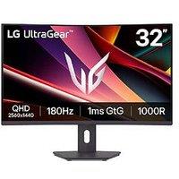 Lg 32G600A-B 31.5In Va Led Black Curved Monitor