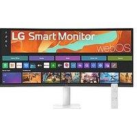 Lg 34U601Sa-W 34In Va White Multimedia Curved Smart Monitor