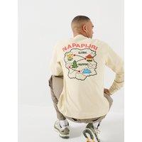 Napapijri Mens S-Tenri Long Sleeve T Shirt - Grey