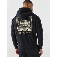 Napapijri Mens Teza Hoodie - Black