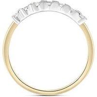 Love Diamond 9Ct Lab-Grown Diamond 0.70Ct Emerald Cut Eternity Ring