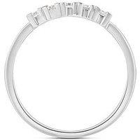 Love Diamond 9Ct Lab-Grown Diamond 0.50Ct Emerald Cut Five Stone Ring