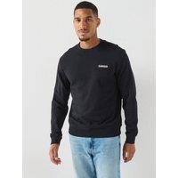 Napapijri Mens Small Box Sweatshirt - Black
