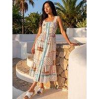Roman Petite Ric Rac Strappy Midi Dress