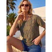 Roman Textured Paisley Top