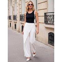 Roman Petite Wrap Front Trouser