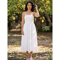 Roman Floral Strappy Midi Dress