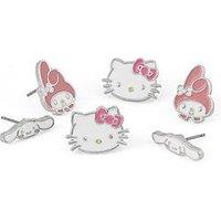 Disney Hello Kitty, My Melody, Cinnamonroll 3 Earrings Set
