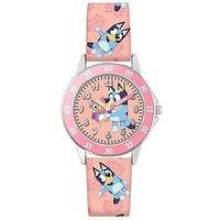 Disney Bluey Pink Strap Time Teacher