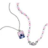 Disney 2 Piece Kids Necklace Set Stitch