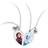 Disney Kids Heart Necklace Set Frozen