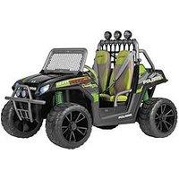 Peg Perego Polaris Rzr Pro 24V Battery Operated Off Road Vehicle - Green Shadow