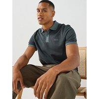 Barbour International International Morley Oxford Contrast Polo Shirt - Black