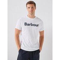 Barbour Halstow Logo Tailored T-Shirt - White