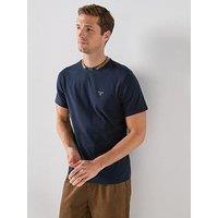 Barbour Stanford Tartan Tailored T-Shirt - Navy