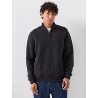 Barbour International 90Th Anniversary Half Zip Sweatshirt - Black
